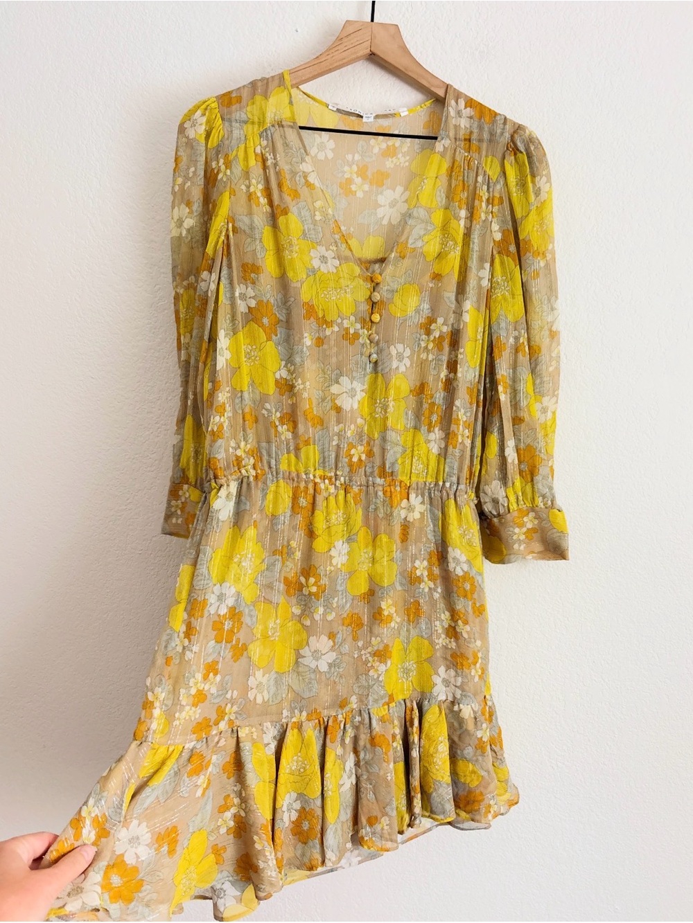 Veronica Beard Silk Cybil Mini Dress